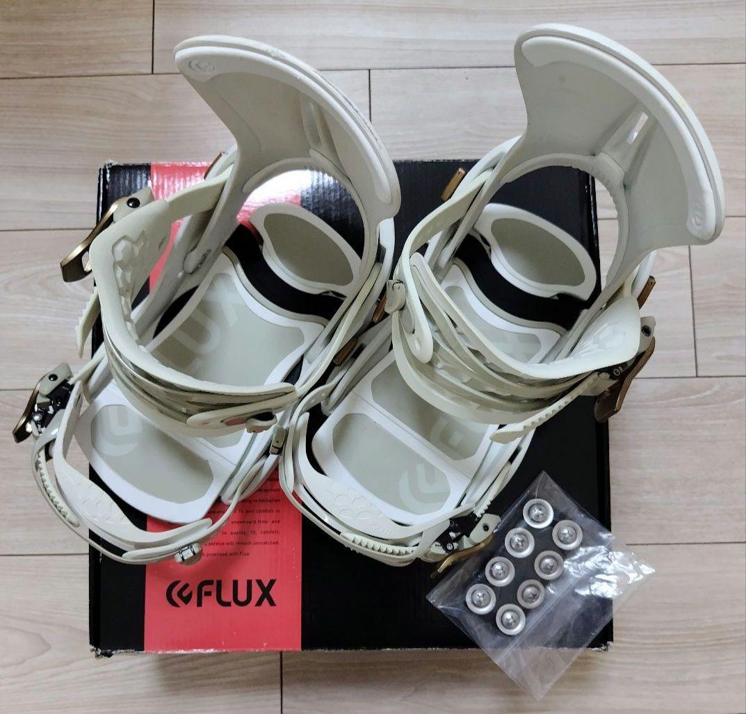 FLUX GX スノーボード ビンディング XS ホワイト バインディング