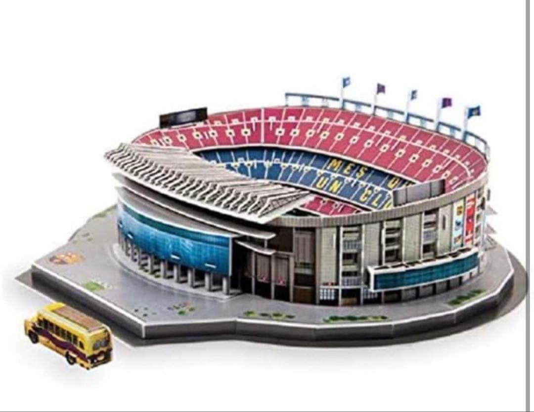 【新品未開封】nanostad スタジアム3Dレプリカ　カンプノウ（バルセロナ）