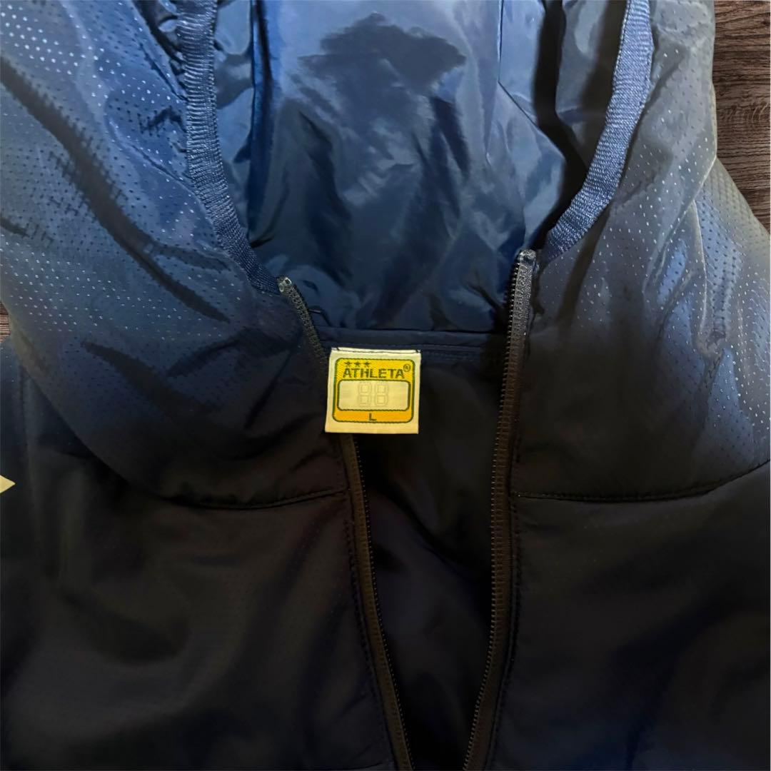 ATHLETA ピステ・ウィンドブレーカーセット ネイビー　Lサイズ