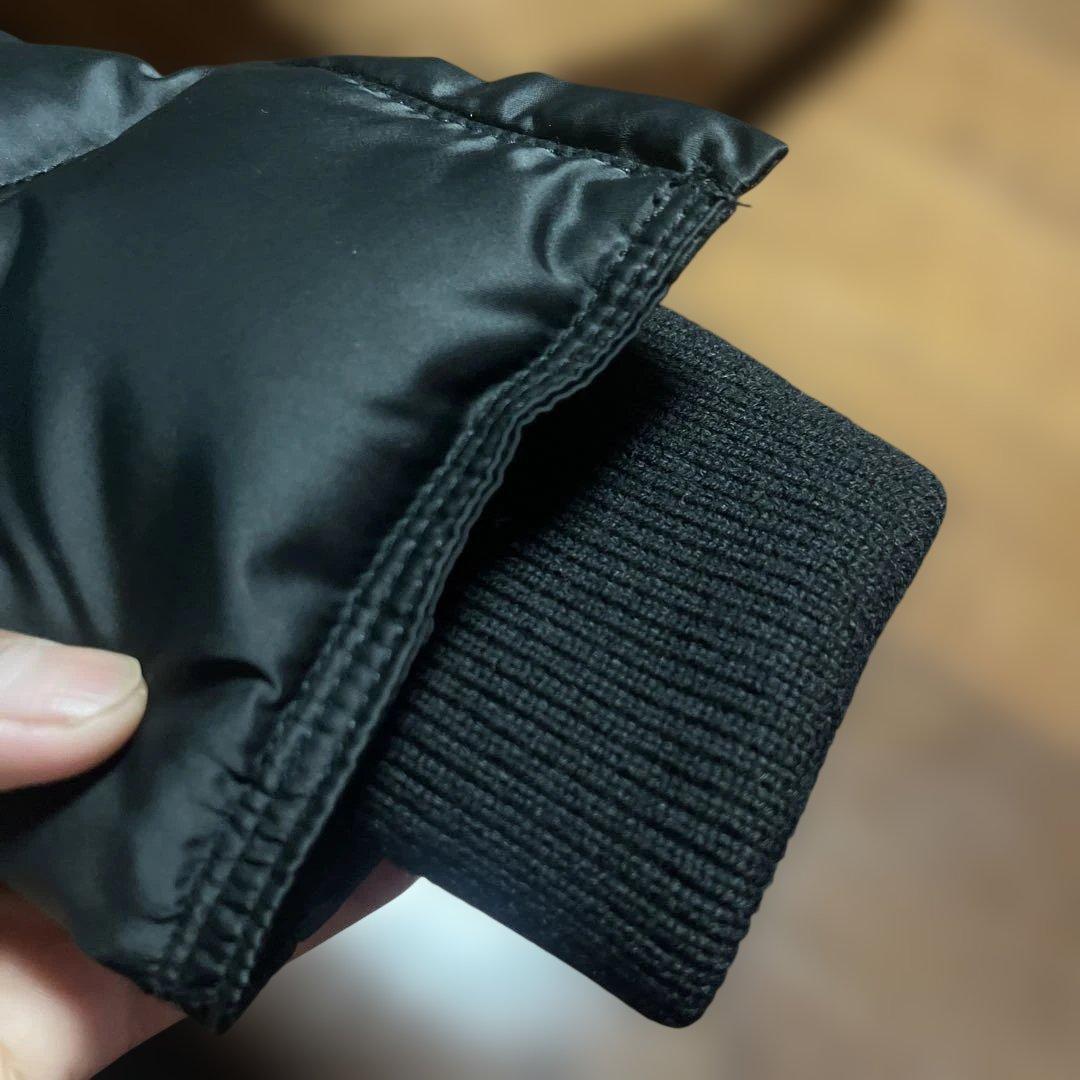 AKM ブラック ダウンジャケット ダブルジッパー