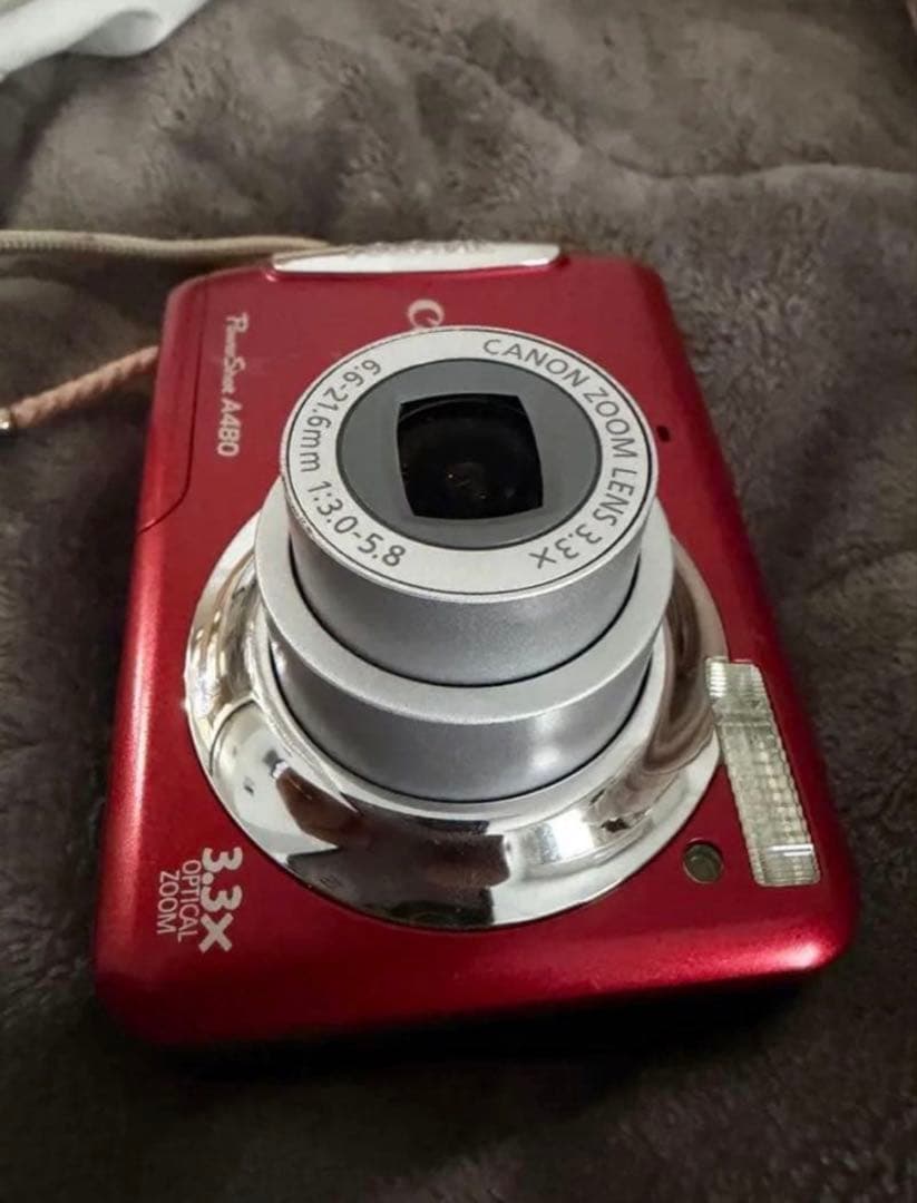 Canon PowerShot A480 赤