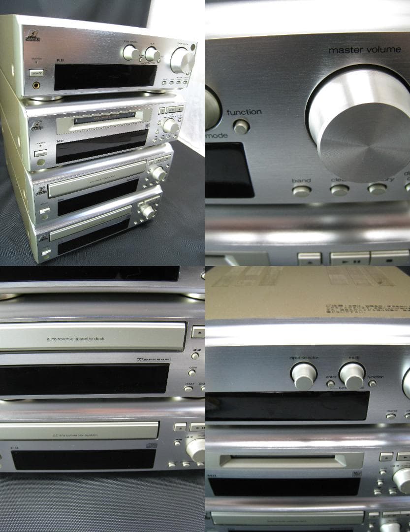 SANSUI ミニコンポ リモコン付き　 R11 M11 C11 D11 S11