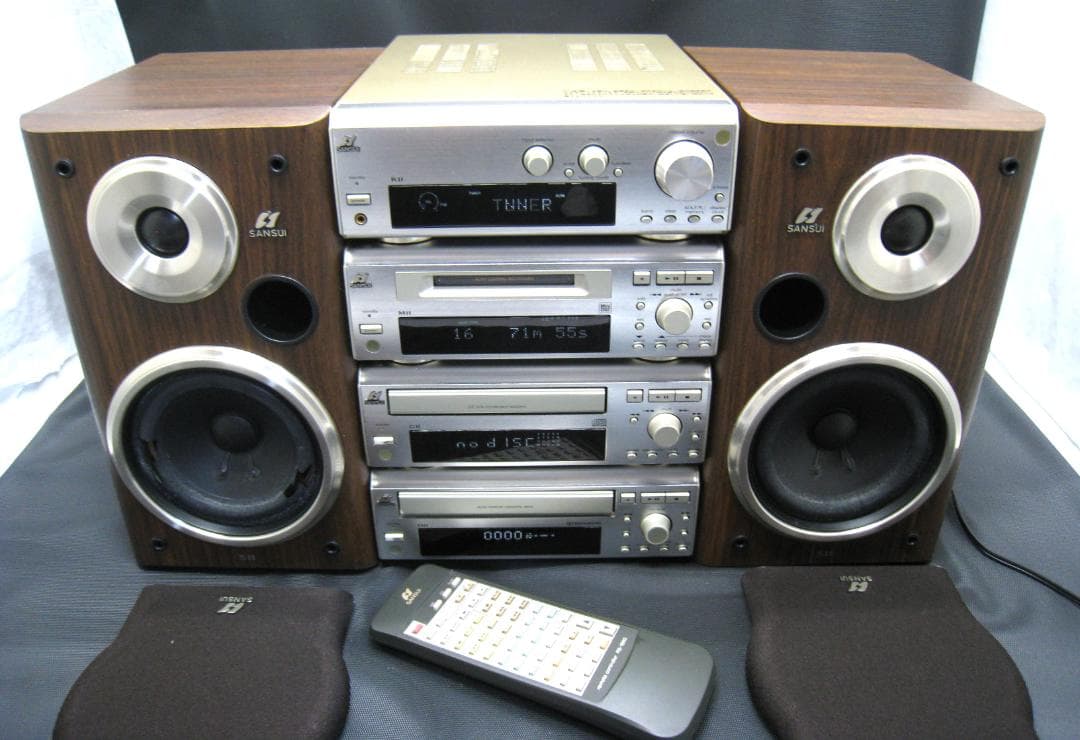SANSUI ミニコンポ リモコン付き　 R11 M11 C11 D11 S11
