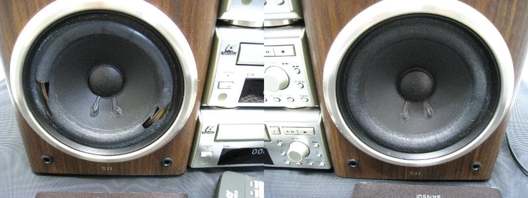 SANSUI ミニコンポ リモコン付き　 R11 M11 C11 D11 S11