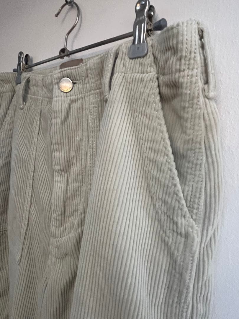 専用　　美品　SHISHIKUI CORDUROY BAKER / CREAM