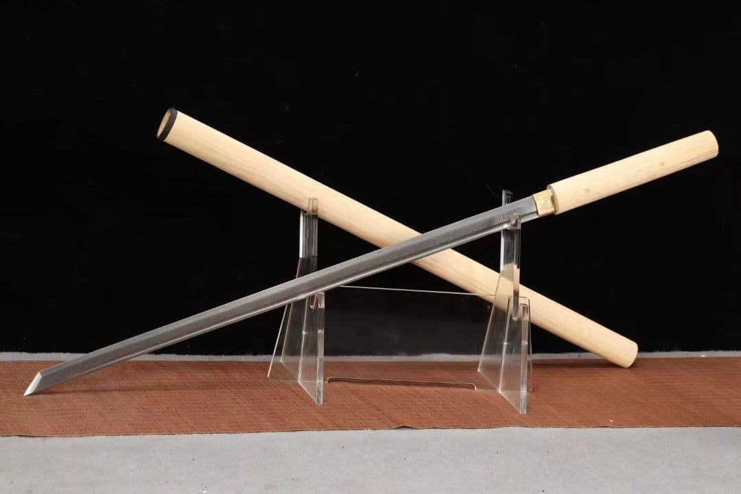 【柏木居合唐刀】古兵器 刀装具 日本刀　模造刀 居合刀 武士道 鑑賞用 美術刀