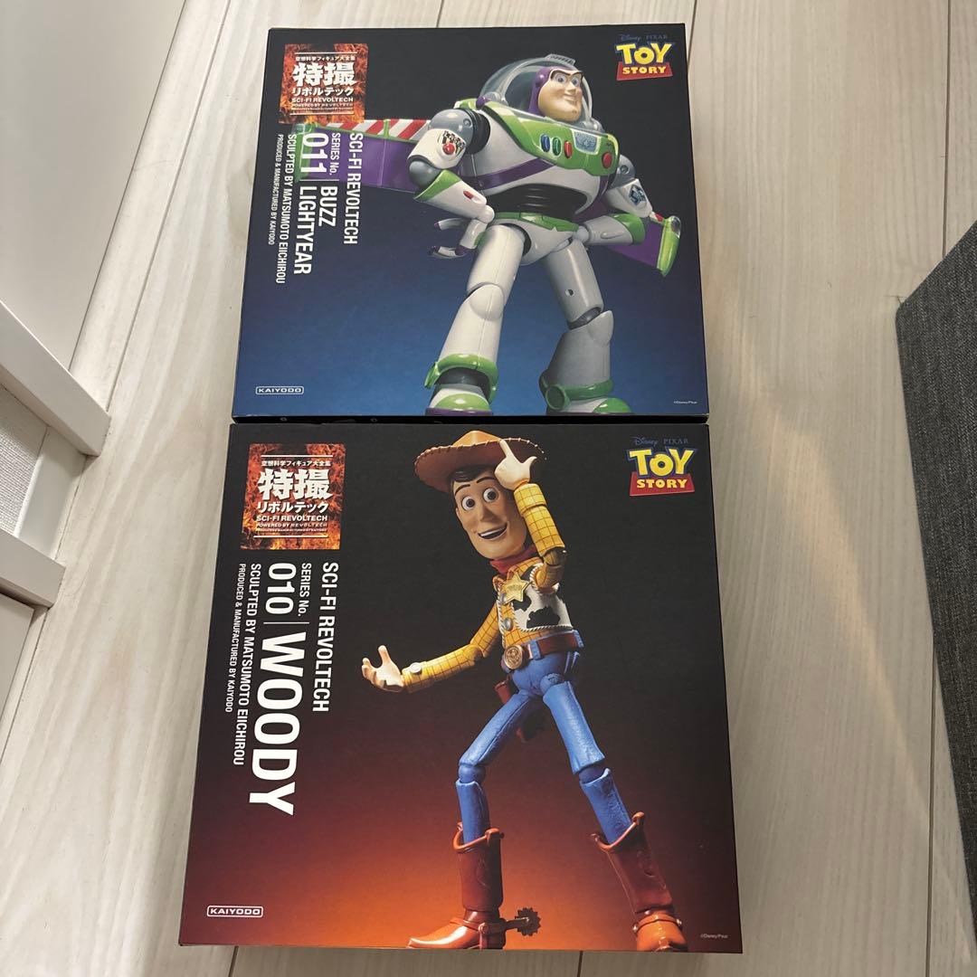 未開封品　海洋堂　特撮リボルテック　トイ・ストーリーウッディとバズ