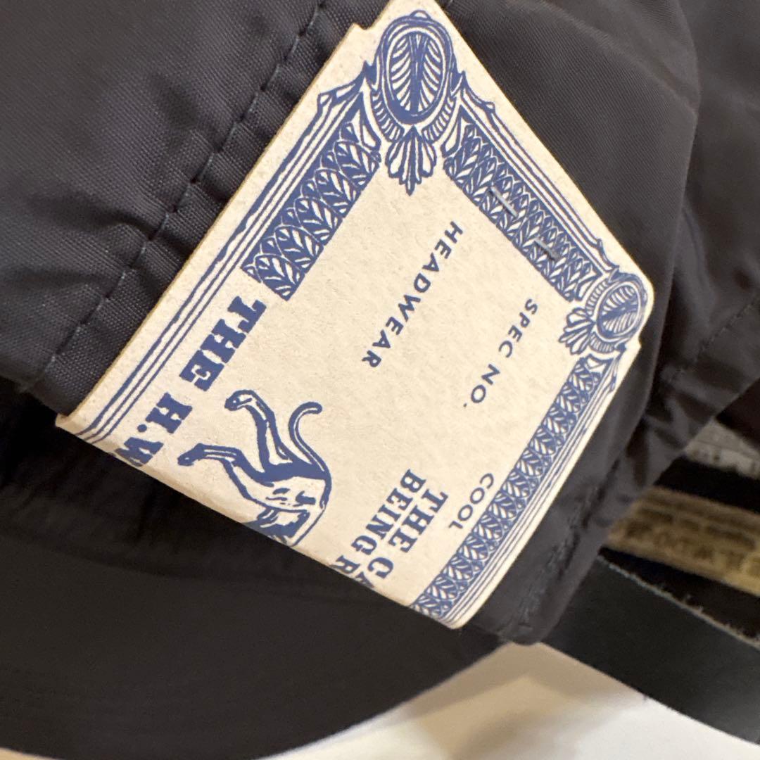 hwdog 東京店舗限定　ダークグレー ロゴ刺繍キャップ