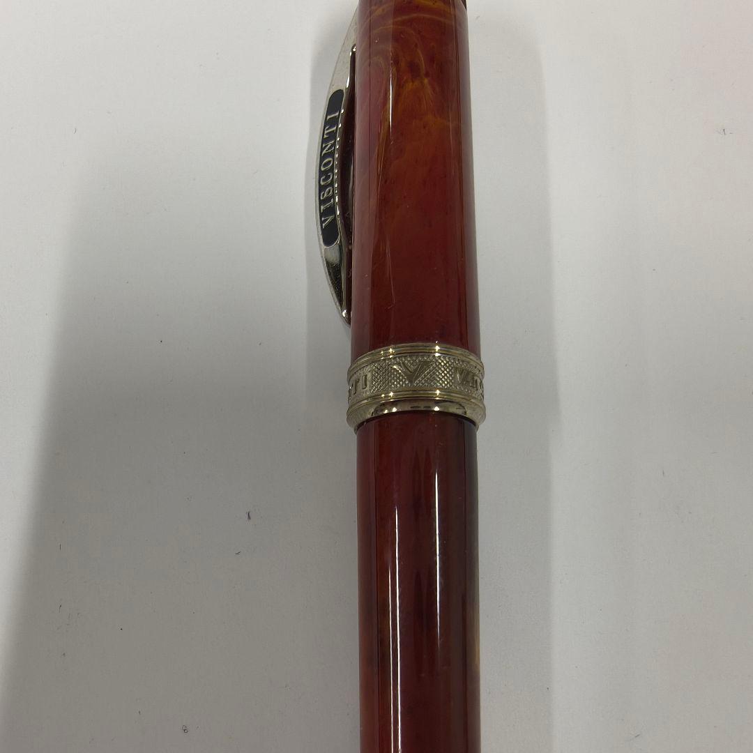 VISCONTI レンブラント ボールペン（ボルドー柄） 本体 専用ケース付き