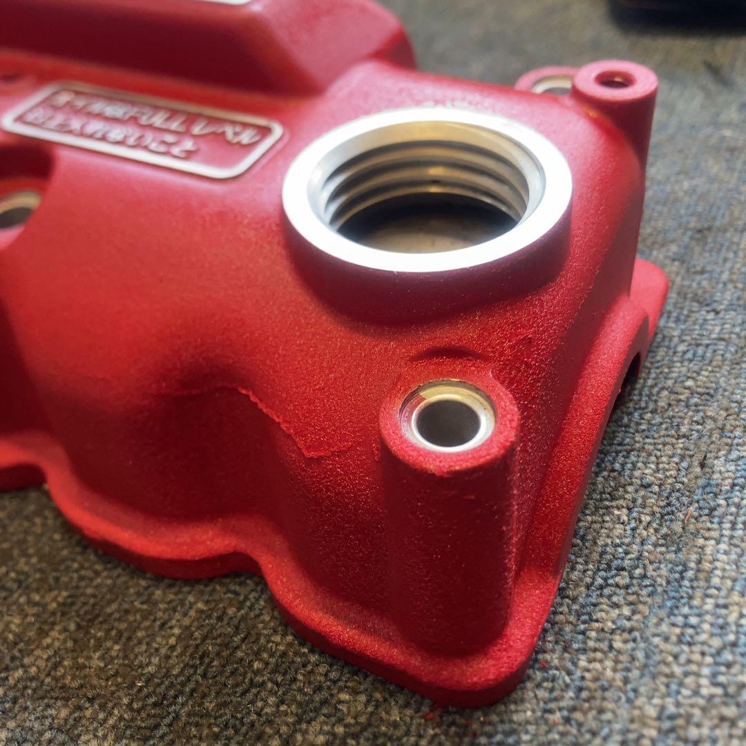 サンバー　ヘッドカバー　タペットカバー　プローバイ　2本　素人仕上げ　結晶塗装