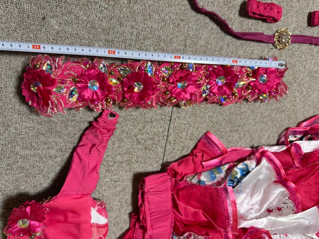 ベリーダンス フラワー装飾 セットアップ