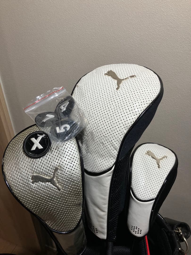 Puma キャディバッグ ブラック/レッド