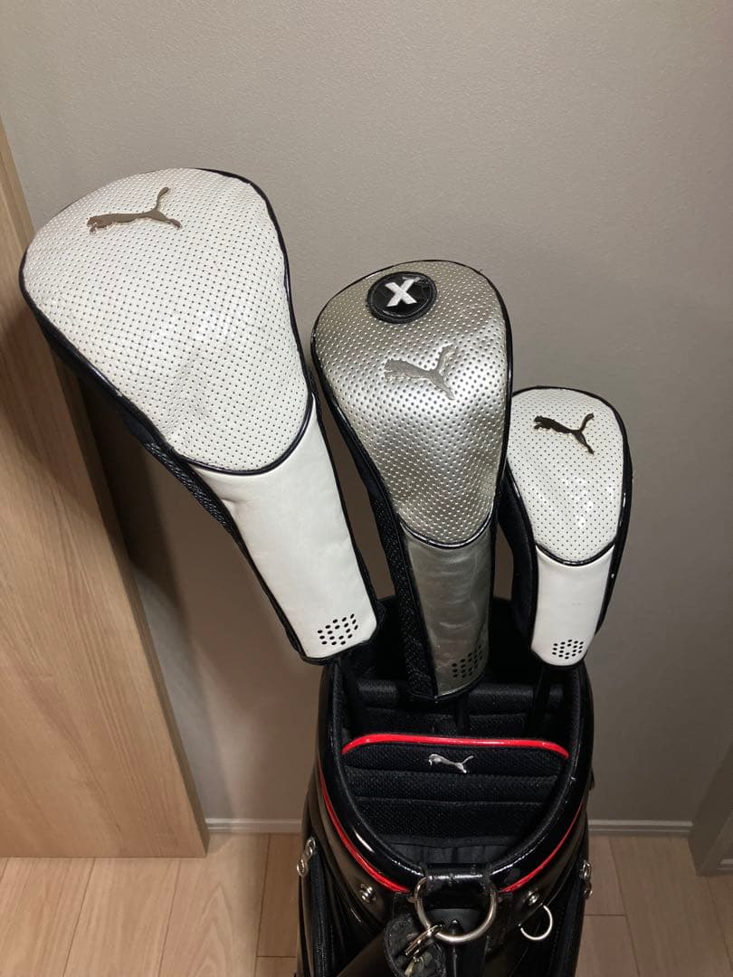 Puma キャディバッグ ブラック/レッド