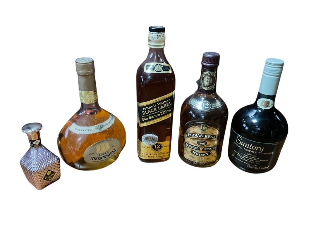 未開封　古酒ウイスキー5本セット