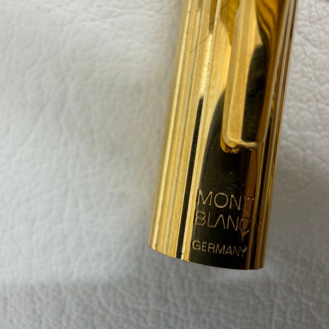 P16【万年筆】MONTBLANC モンブラン K14 ゴールド ノブレス585