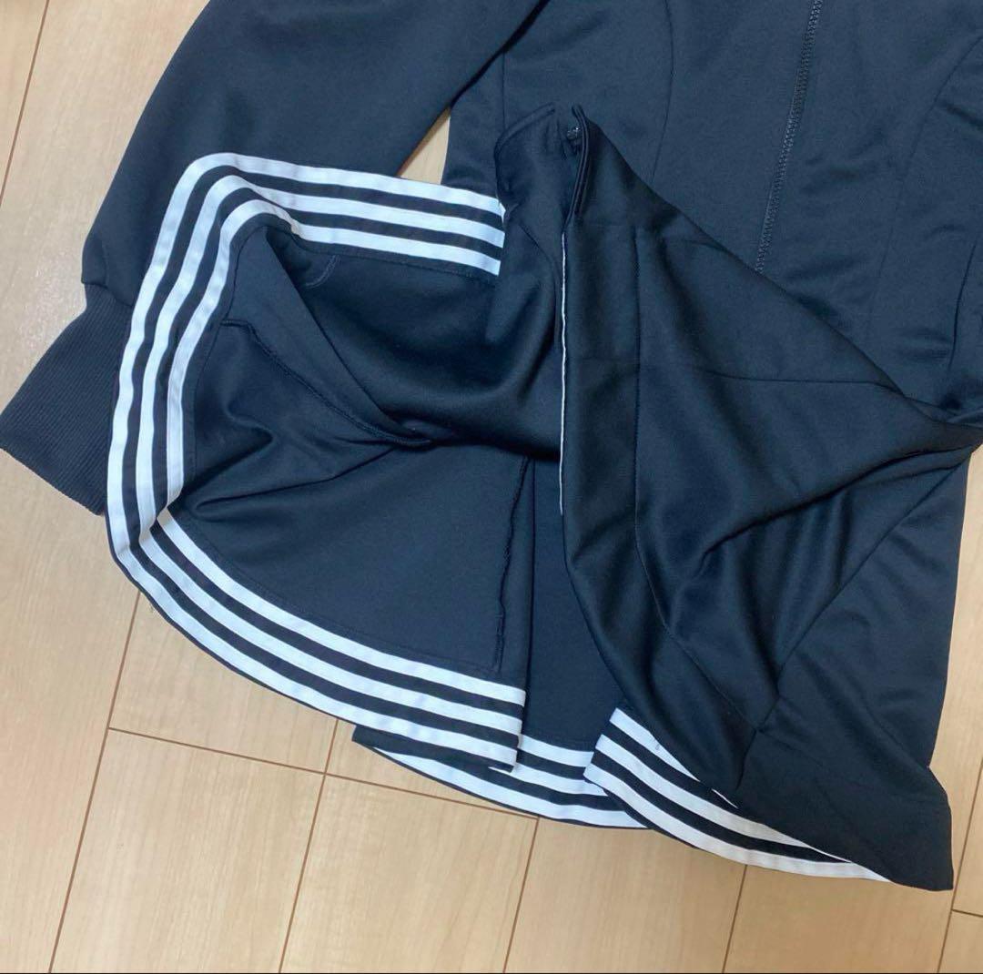 adidas Y-3 ブラック ジップアップジャケット ワンピース