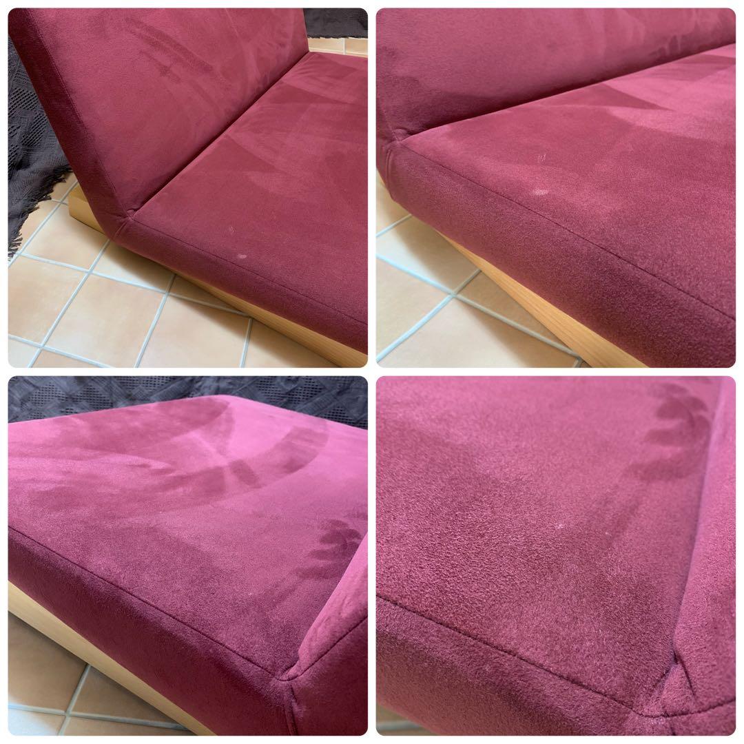 【美品】フランネル ソファ ペンタ900 座椅子 一人掛け ローソファ