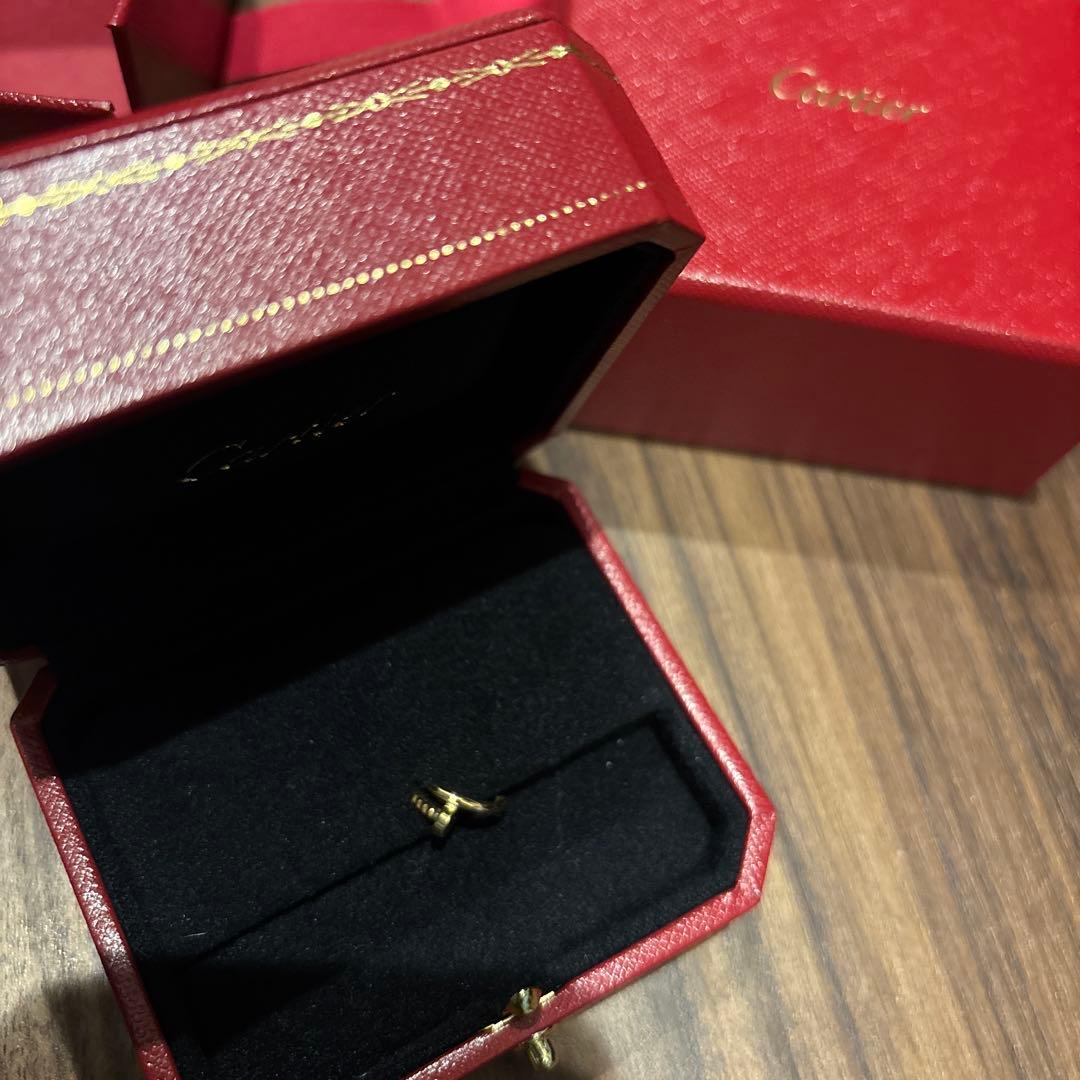 カルティエ Cartier ジュスト アン クル イヤリング　イエローゴールド