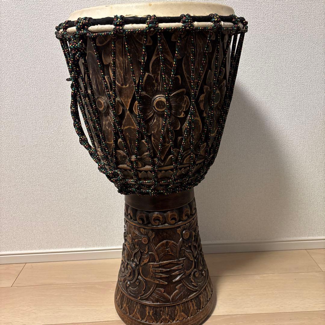 ジャンベ　太鼓　持ち運び可　インテリア