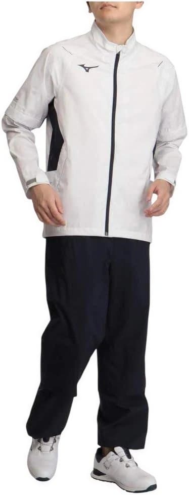 【ミズノ】【Mizuno】高機能ゴルフ用レインウェア　※未使用、キャップ付き