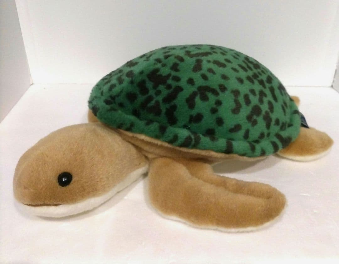 セキグチ アースウィンド BIG ぬいぐるみ 亀 ウミガメ カメ 緑 1989