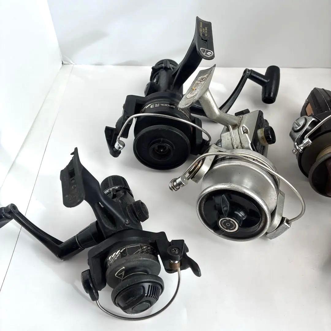 【まとめ】スピニングリール 7点 動作品 故障 部品欠損品 混じり
