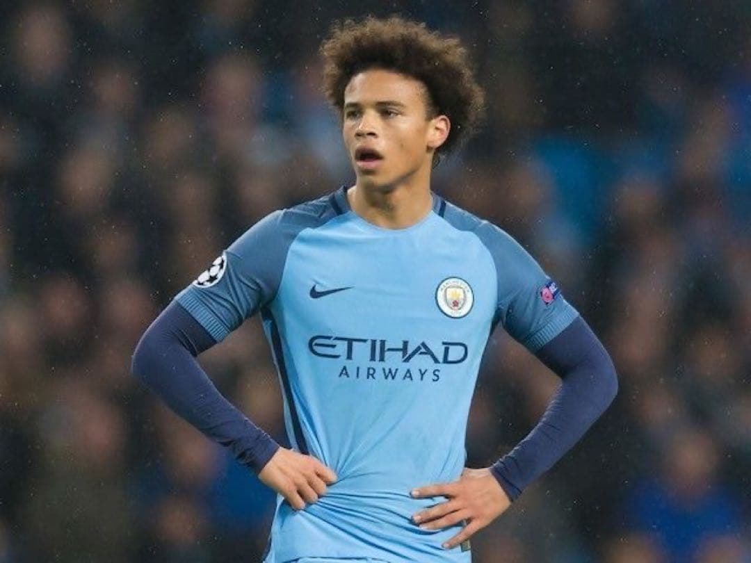 【サイン入り】 マンチェスター・シティ トレーニングウェア　レロイ・サネ