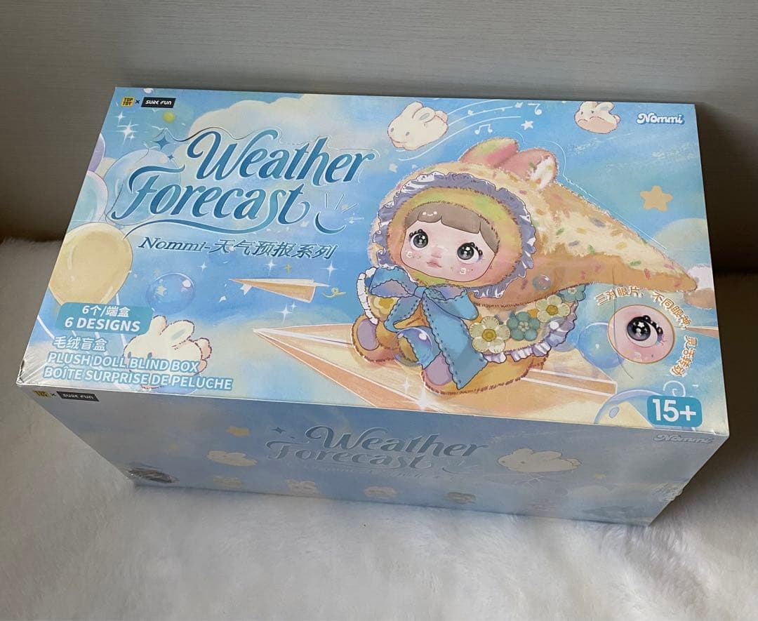 【正規品】toptoy Nommi 天気予報 ぬいぐるみ 6個入り　box