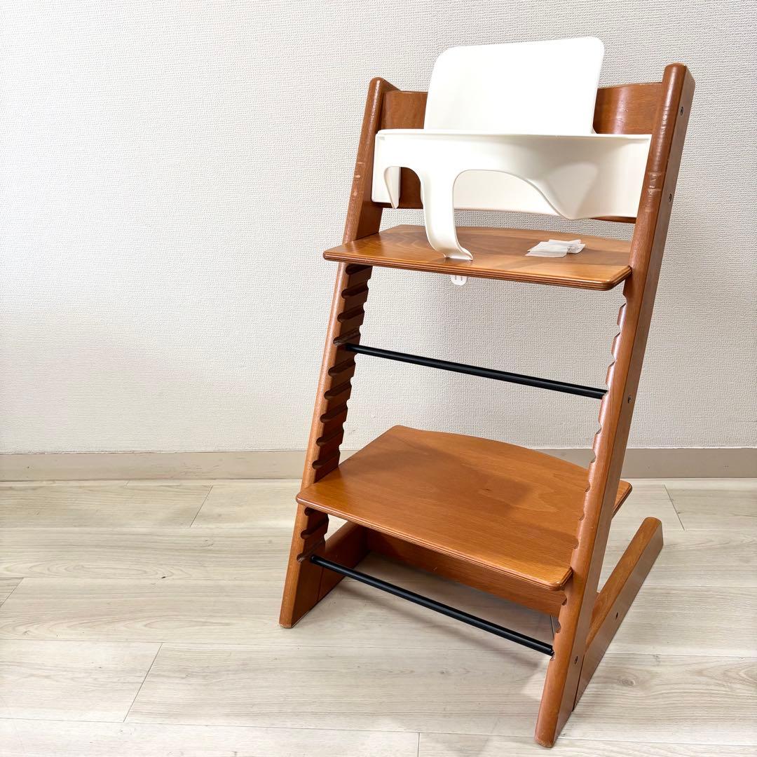 ❤️組み立てたまま発送❤️STOKKE トリップトラップ　ベビーセット付き　V3