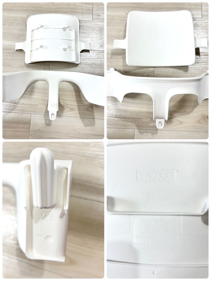 ❤️組み立てたまま発送❤️STOKKE トリップトラップ　ベビーセット付き　V3