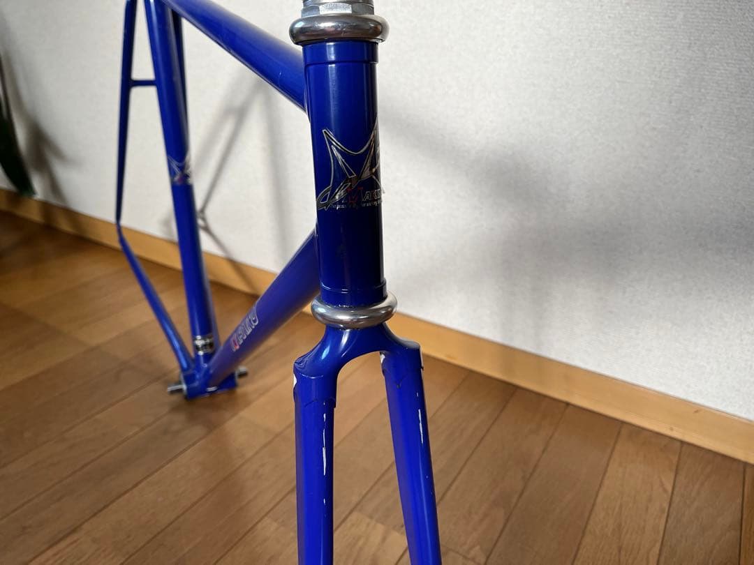 MAKINO ピスト・シングルスピードフレーム 青　ペコなし