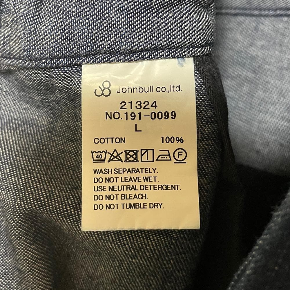 Johnbull／ジョンブル つなぎ オールインワン Lサイズ 超美品