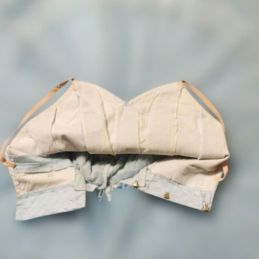 バレエ　水色チュチュ訳あり4着 ボン26cm　冠、袖付き　120〜130