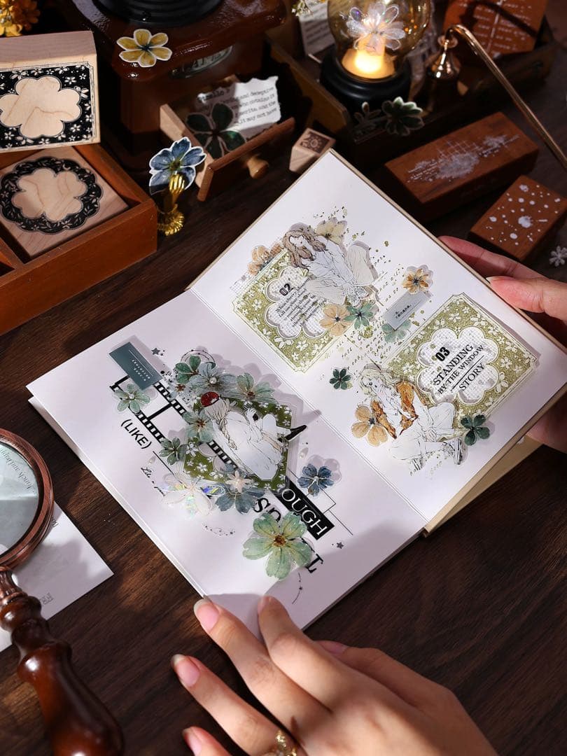 ⭐️SALE⭐️小白家文創《青书》海外マスキングテープ マステ 【7251】