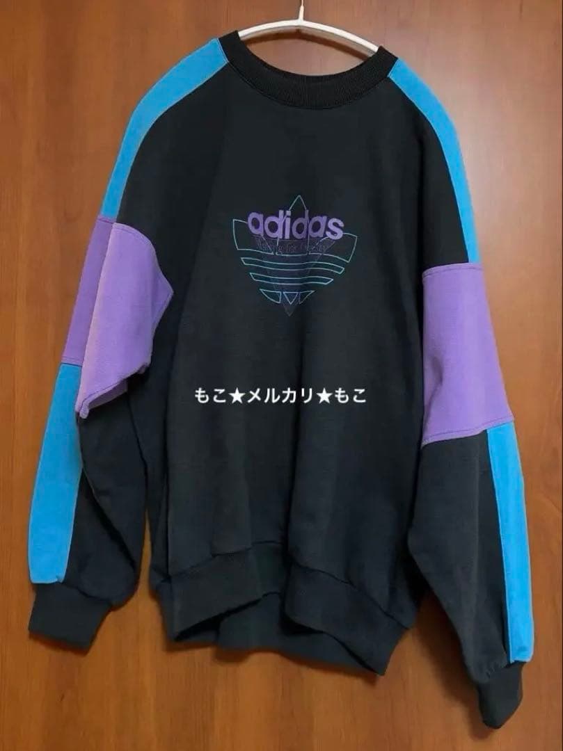 80〜90s adidas アディダス　マルチカラー　スウェット