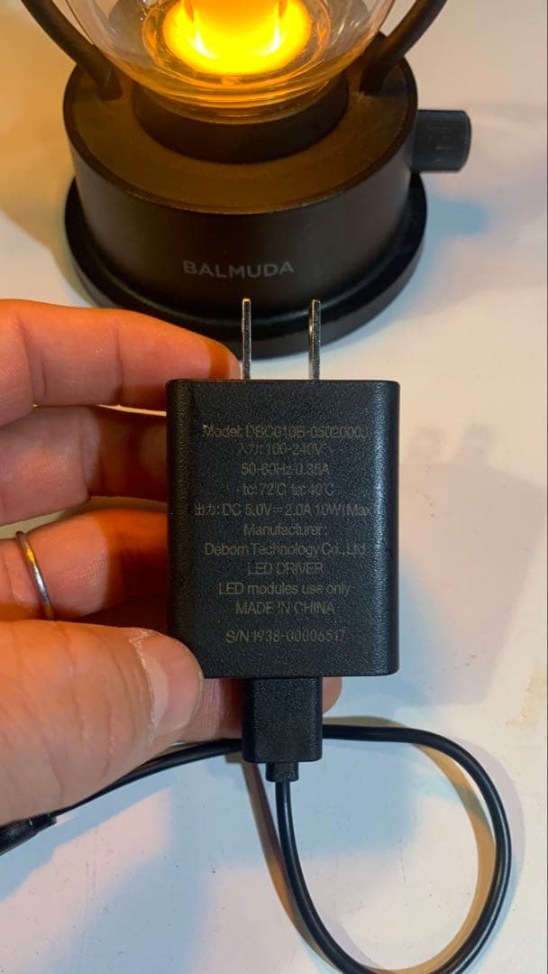 【美品】BALMUDA The Lantern L02A-BK バルミューダ