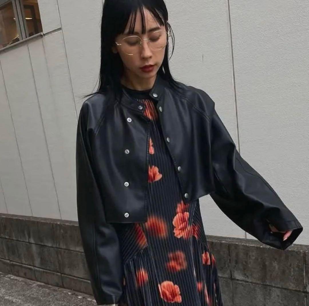 AMERI VINTAGE アメリヴィンテージ　レザーショートジャケット