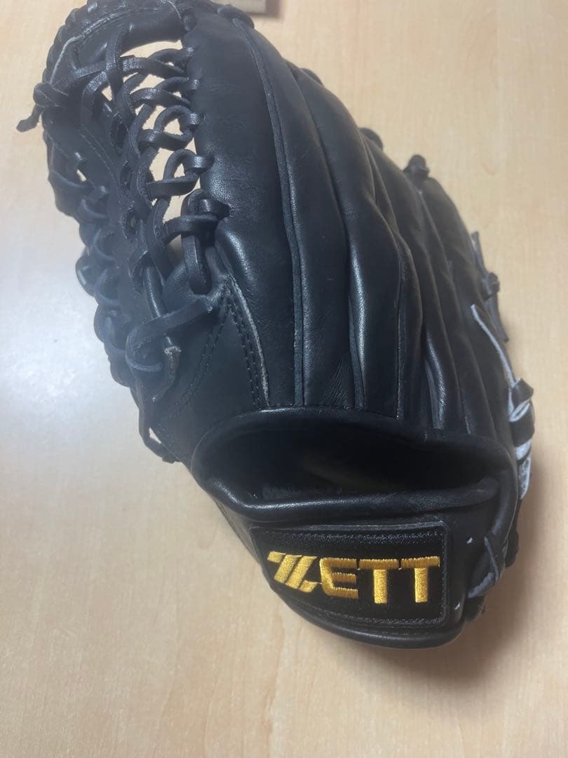 ZETT プロステイタス 左投げ用グローブ 黒 旧ロゴ