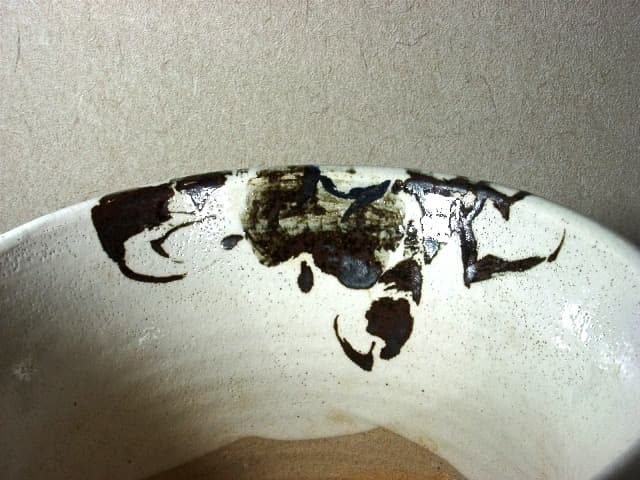 京焼・清水焼　清水六兵衛（四代）作　蟹画手炙り　無傷　時代箱　保証。