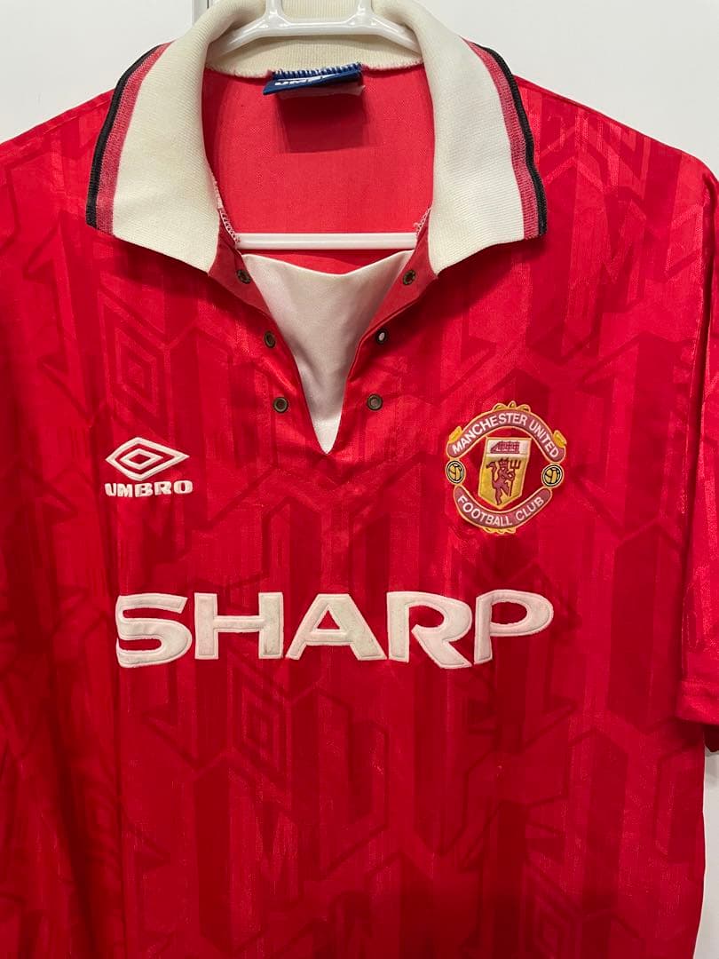 マンチェスターユナイテッド ユニフォーム　1992年1994 シャープSHARP