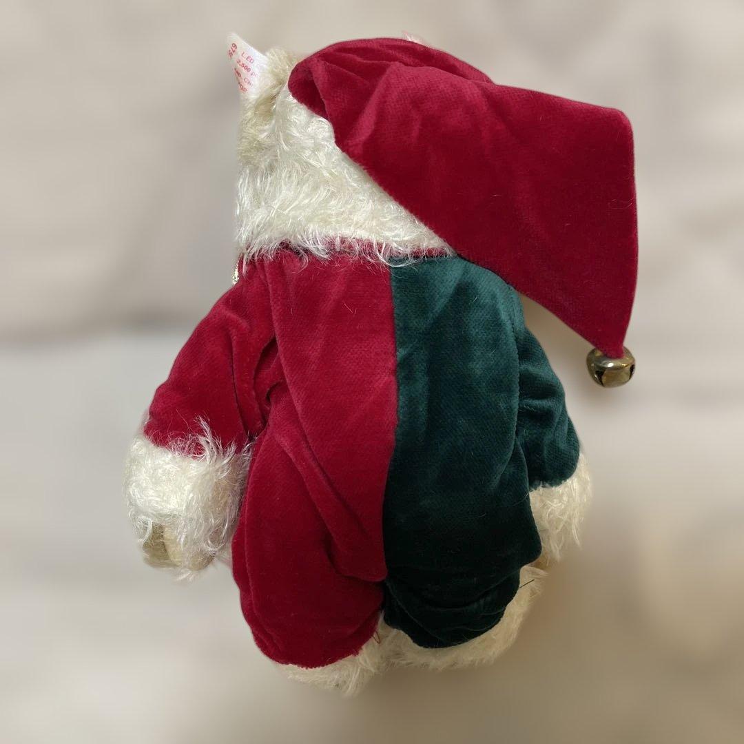 新品　steiff シュタイフ リトルサンタ2002 テディベア 20cm 日本