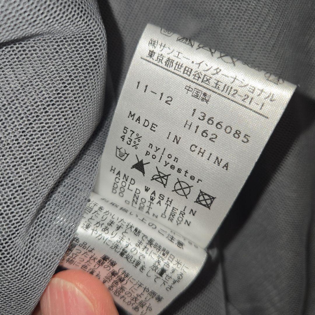 パーリーゲイツ 両面ロゴ　ナイロンジャケット　プルオーバー　グレー　 XL