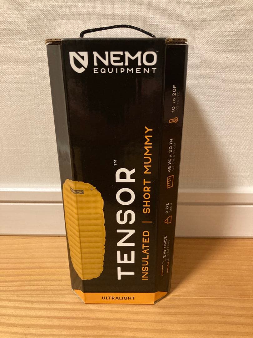 未使用 ニーモ NEMO テンサー インシュレーテット ショート マミー マット