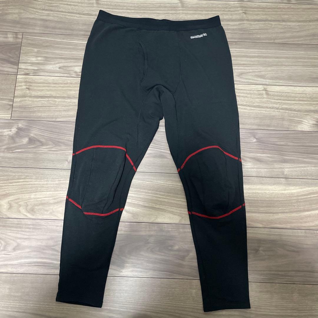 シマノ ブレスハイパー+℃ ストレッチアンダーシャツ タイツ 上下セット 2XL