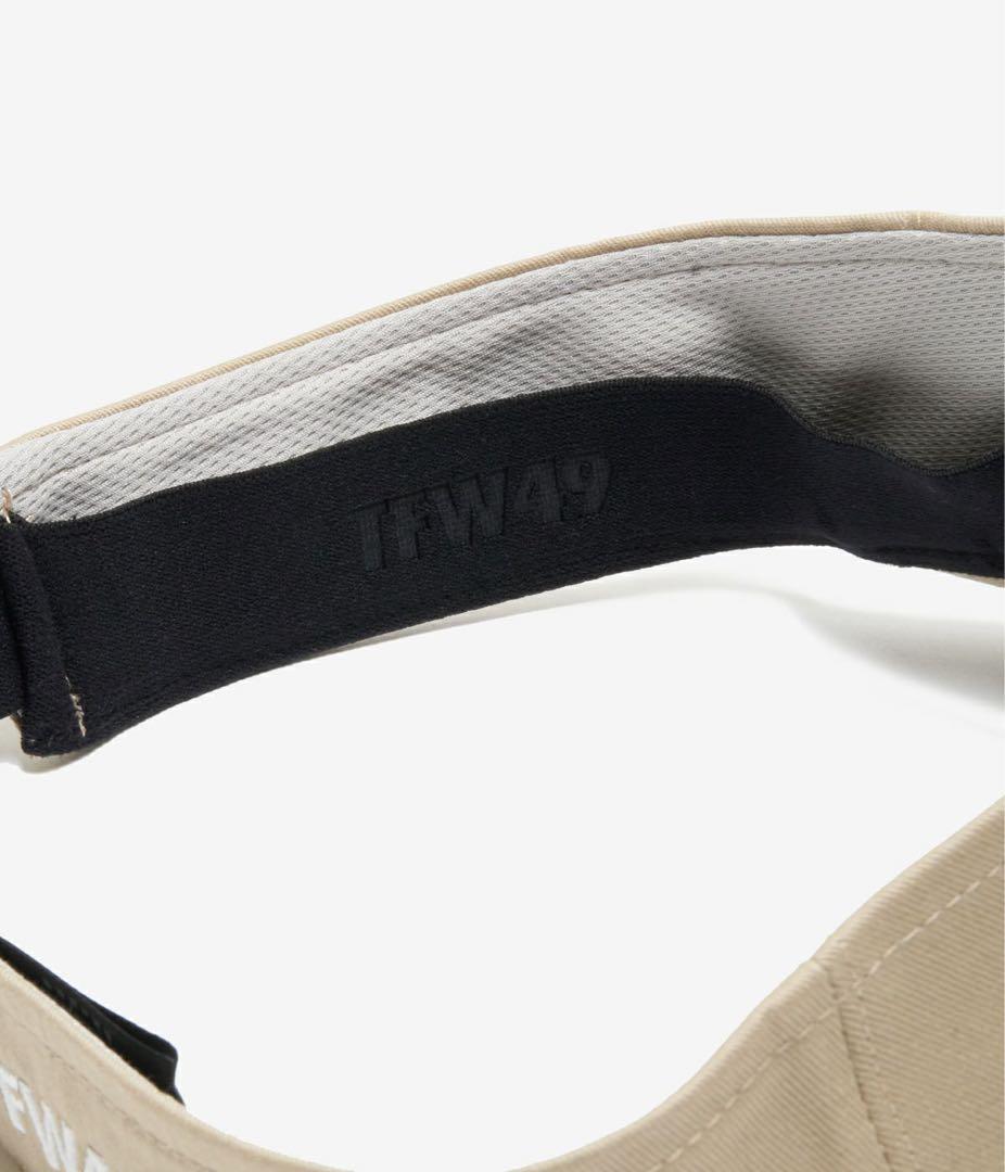 新品タグ付き⭐️2025 新作⭐️ TFW49サークルロゴ⭐️バイザーS ブラック