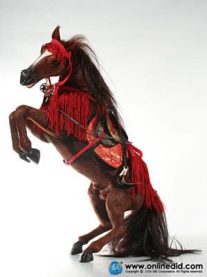 1/6スケール DID究極のリアルホース 全時代対応 E60029 サムライの馬