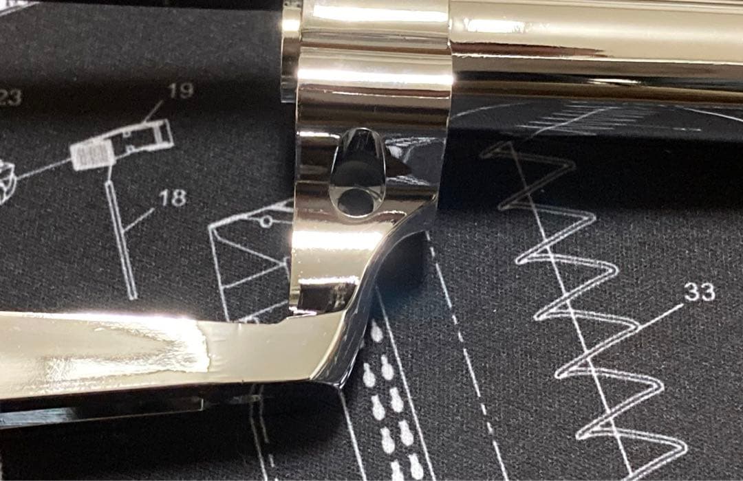 新品 未使用 ハートフォード SAA 用 シルバー シビリアン バレル フレーム