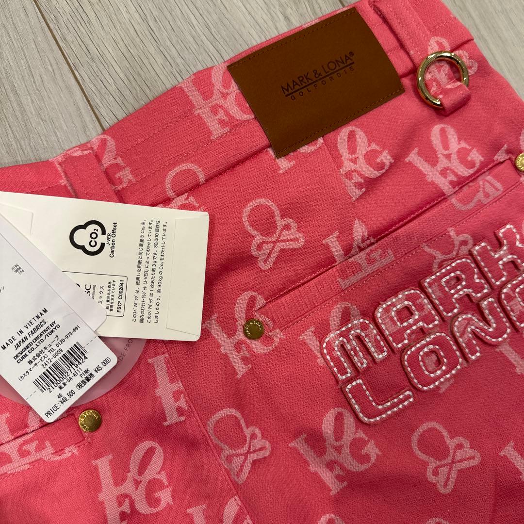 【新品】MARK & LONA ピンク ショートパンツ【定価】¥49,500
