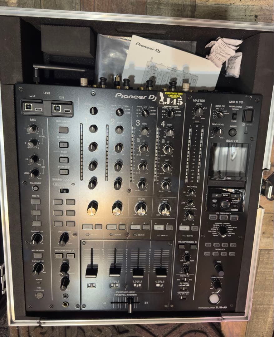 Pioneer DJ DJM -A９、デッキカバー、ハードケース