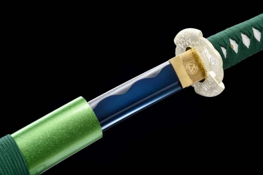 焼藍武士刀『好運蓮蓮』 武具　刀装具　日本刀　模造刀 居合刀